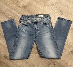 AG jeans Mari Mid-rise Slim Straight jeans Size 28